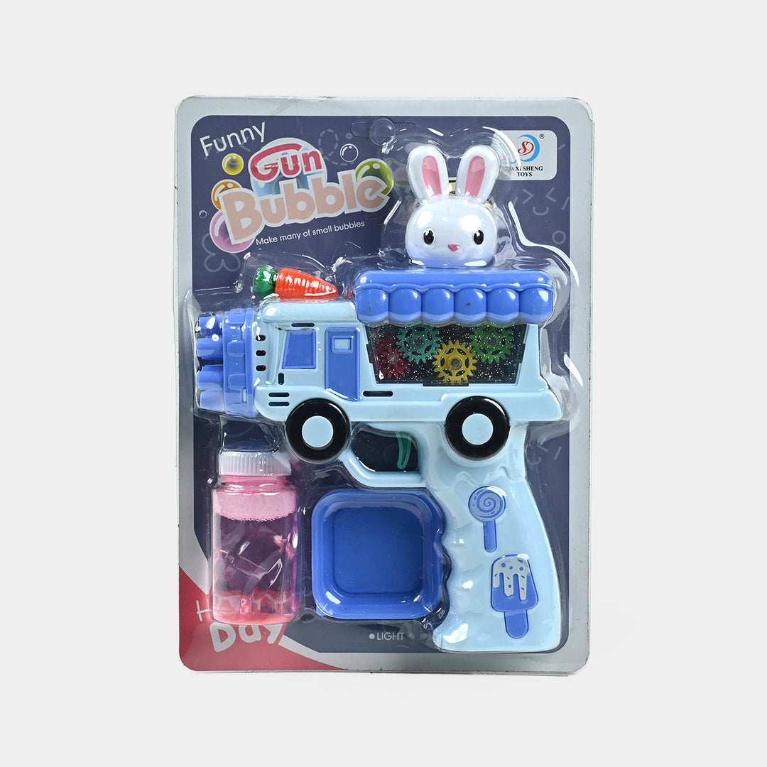 12 Holes Light Gear Rabbit Car Bubble Machine For Kids