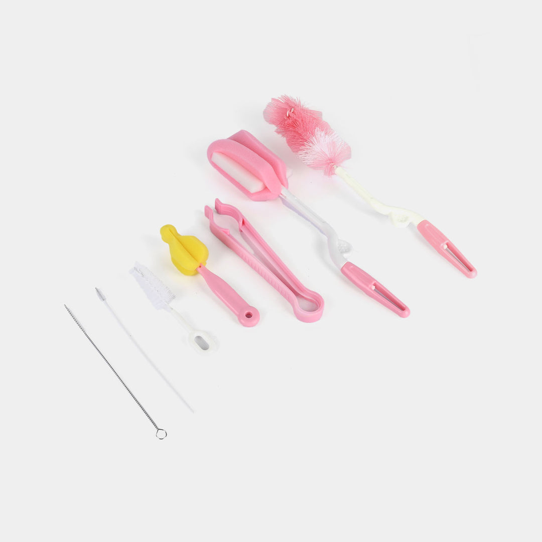 Baby Bottle & Nipple Cleaning Set | 7Pcs