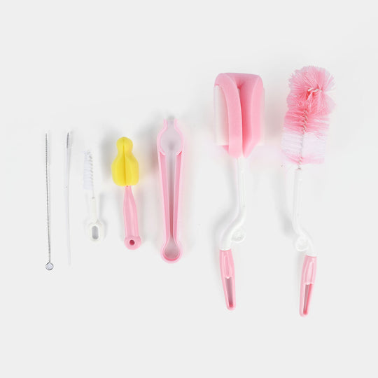 Baby Bottle & Nipple Cleaning Set | 7Pcs
