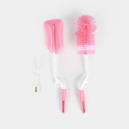 Baby Bottle & Nipple Cleaning Set | 3Pcs
