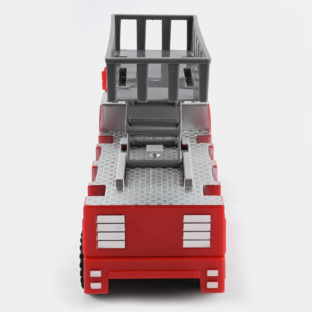 Coating Inertia Fire Lift Truck With Light