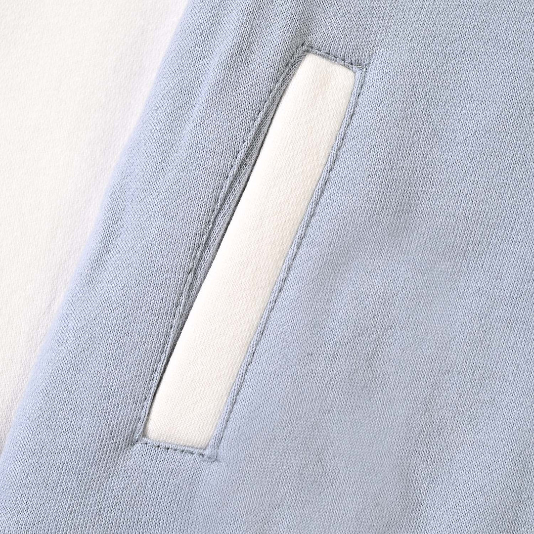 Girls Fleece Bomber Jacket Character-Blue.Fog
