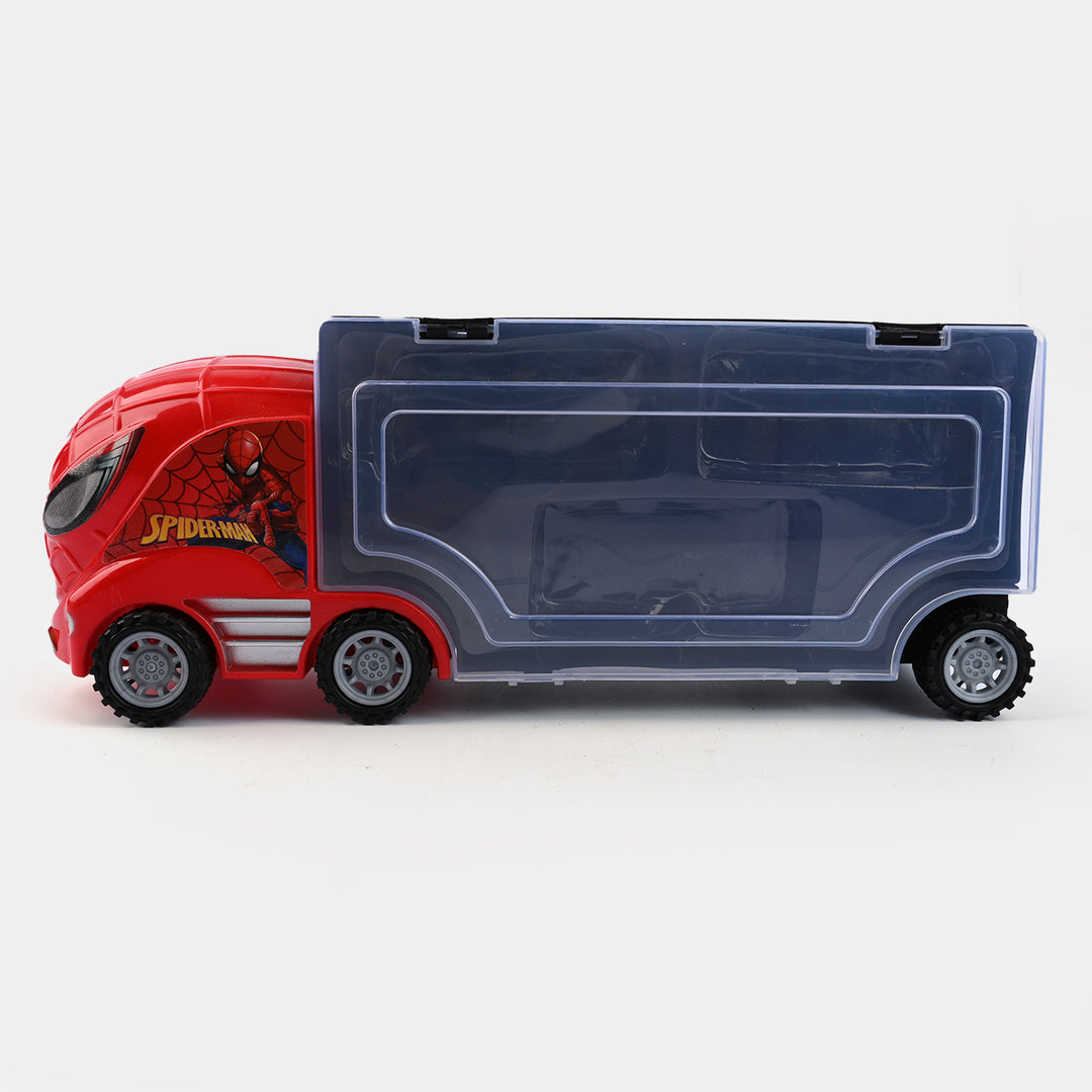 Transport Car Carrier With 3PC Alloy Cars Toy