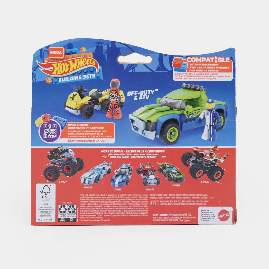 MEGA Hot wheel Vehicle Building Set