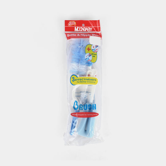 Baby Bottle & Nipple Cleaning Set | 3Pcs