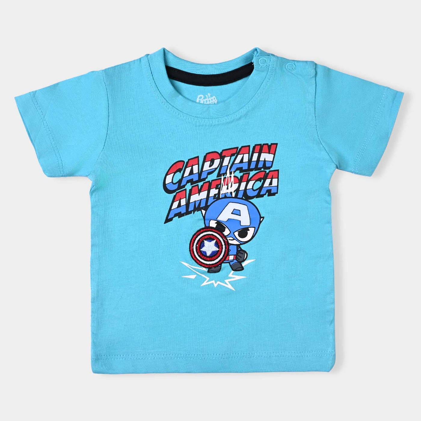 Infant Boys Slub Jersey T-Shirt -Capri