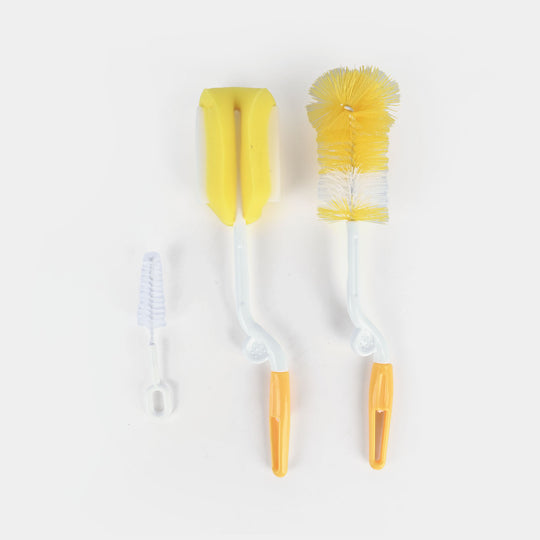 Baby Bottle & Nipple Cleaning Set | 3Pcs