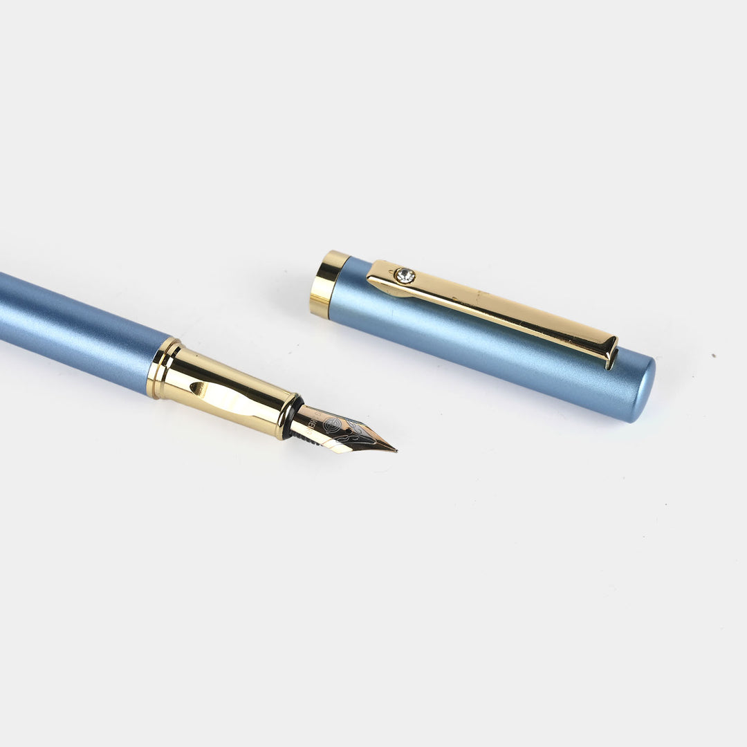 Fancy Ink Pen with Plastic Case