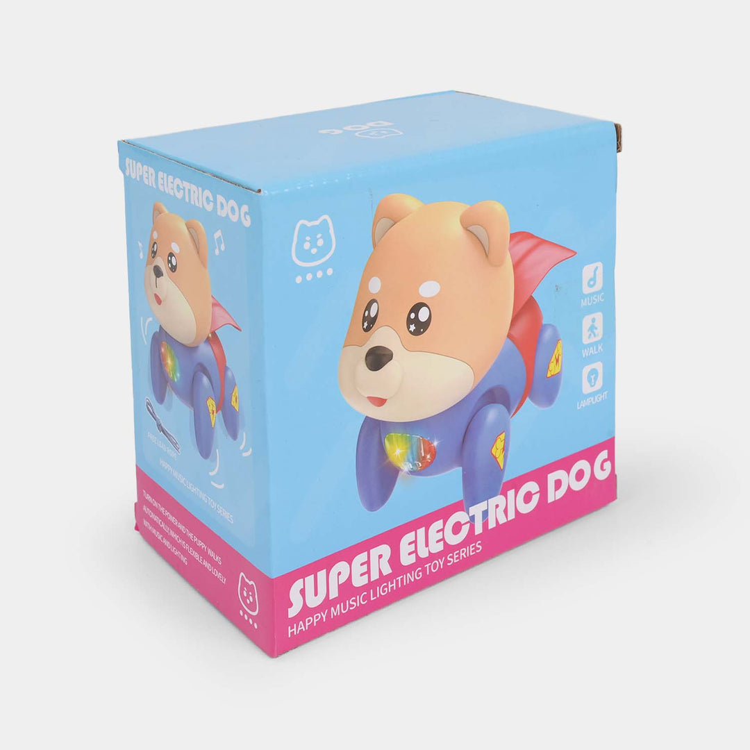 Electric Walking Super Dog With Light & Music For Kids