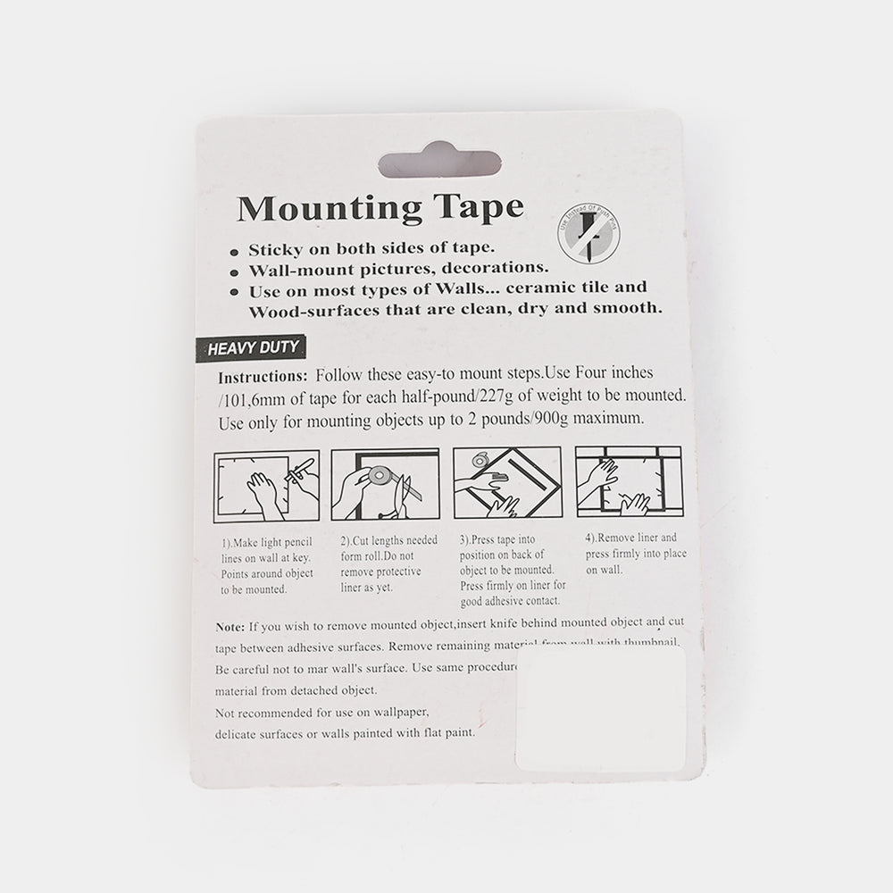 Foam Double Side Heavy Duty Mounting Tape