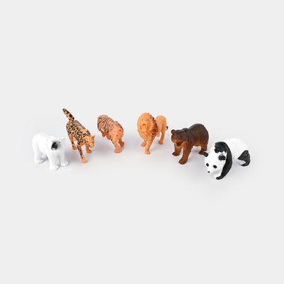 Wild Animals Set 6 Pcs Set