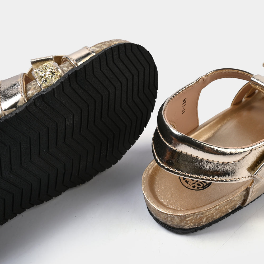 Girls Sandal 11-138-GOLDEN