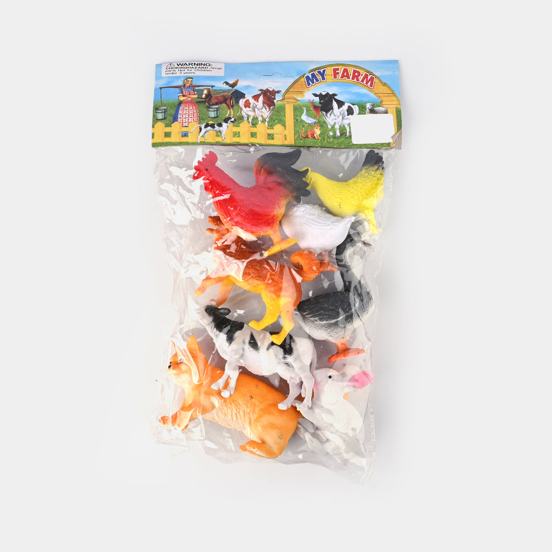 Farm Animals Set 8 Pcs