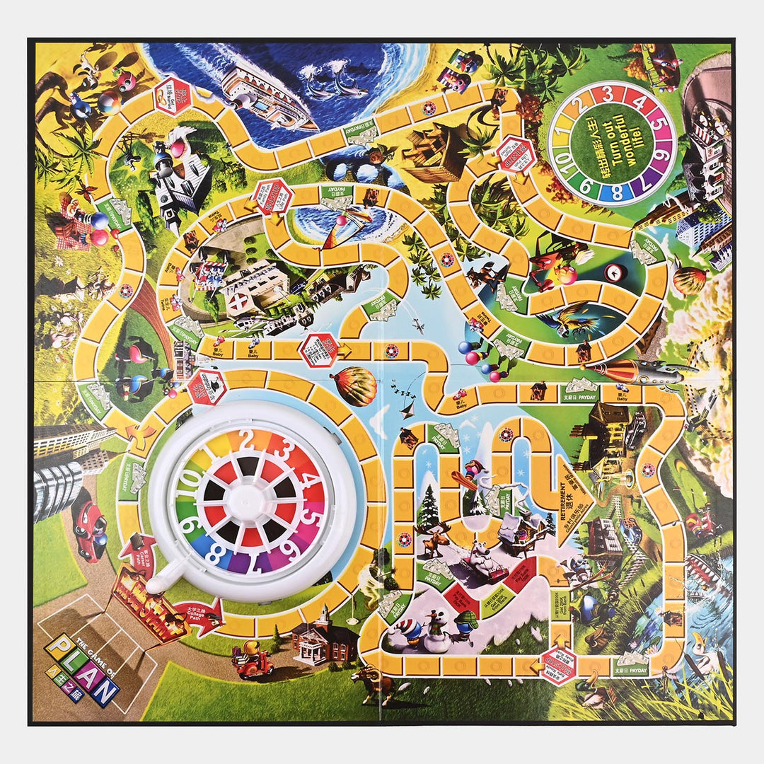 Multiplayer Game Of Plan Board Game For Kids