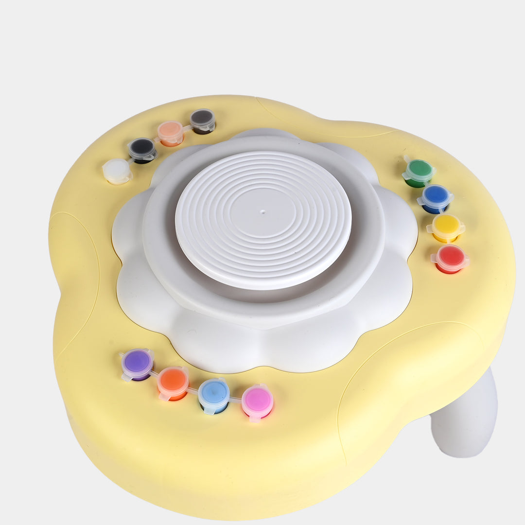 Foot Pedal Pottery Table For Kids