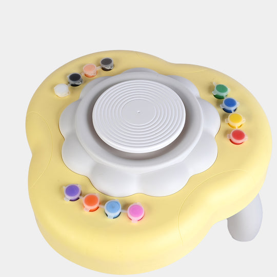 Foot Pedal Pottery Table For Kids
