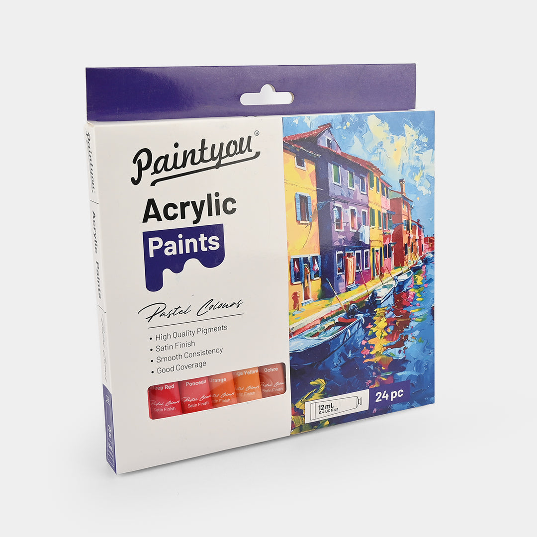 Acrylic Paint Set 24Pcs