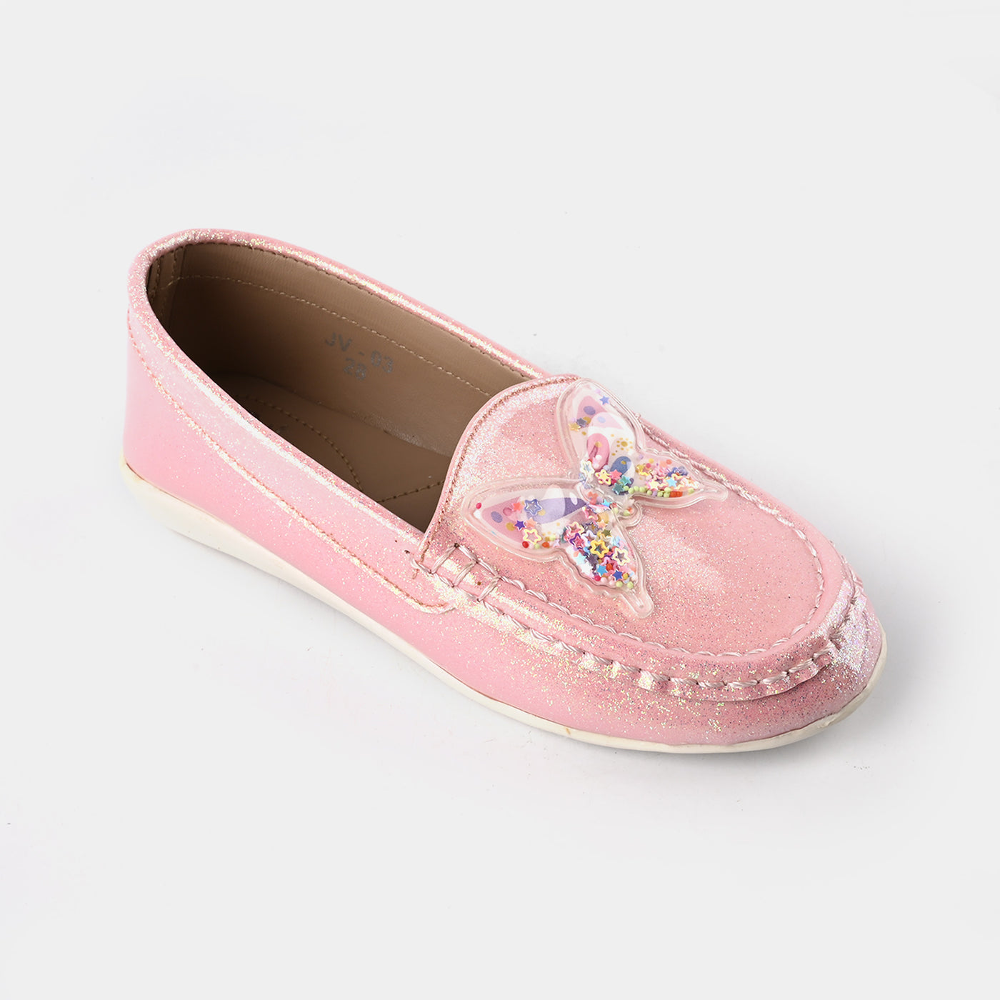 Girls Loafer JV-03-Pink