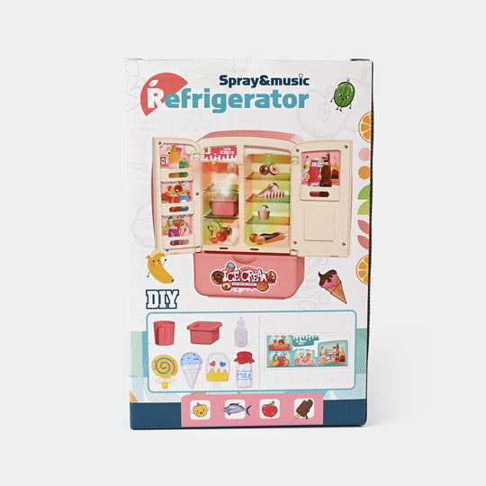 Mini Refrigerator Play Set For Kids