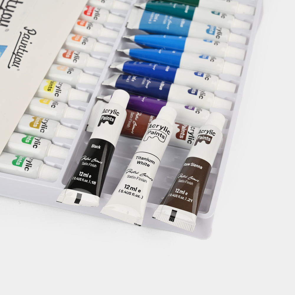 Acrylic Paint Set 24Pcs