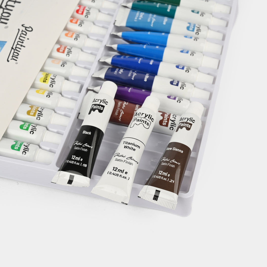 Acrylic Paint Set 24Pcs