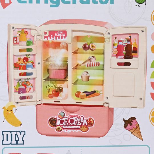 Mini Refrigerator Play Set For Kids