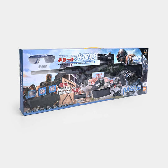 Electric Water Gel Bullet Blaster Set – Military Style Toy Rifle with Tactical Accessories