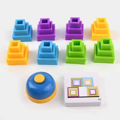 Cube Building Blocks Framed Game