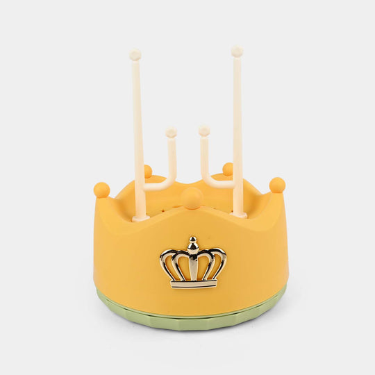 Rotating Silicone Bottle Brush set with Drying Rack