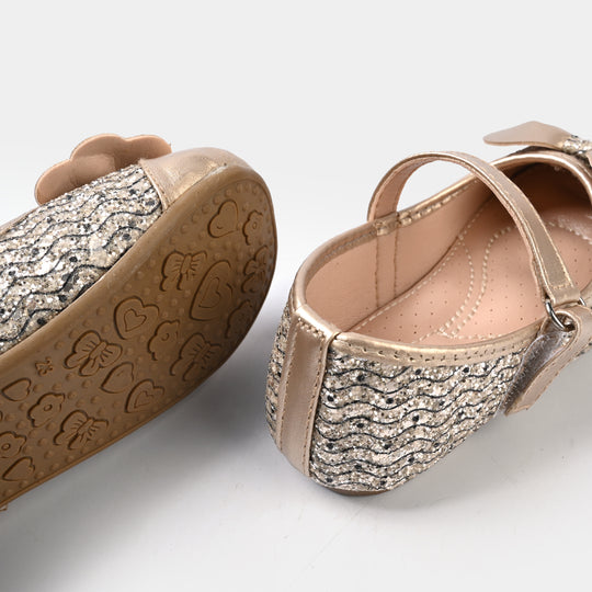 Girls Pumps 11-154-GOLDEN