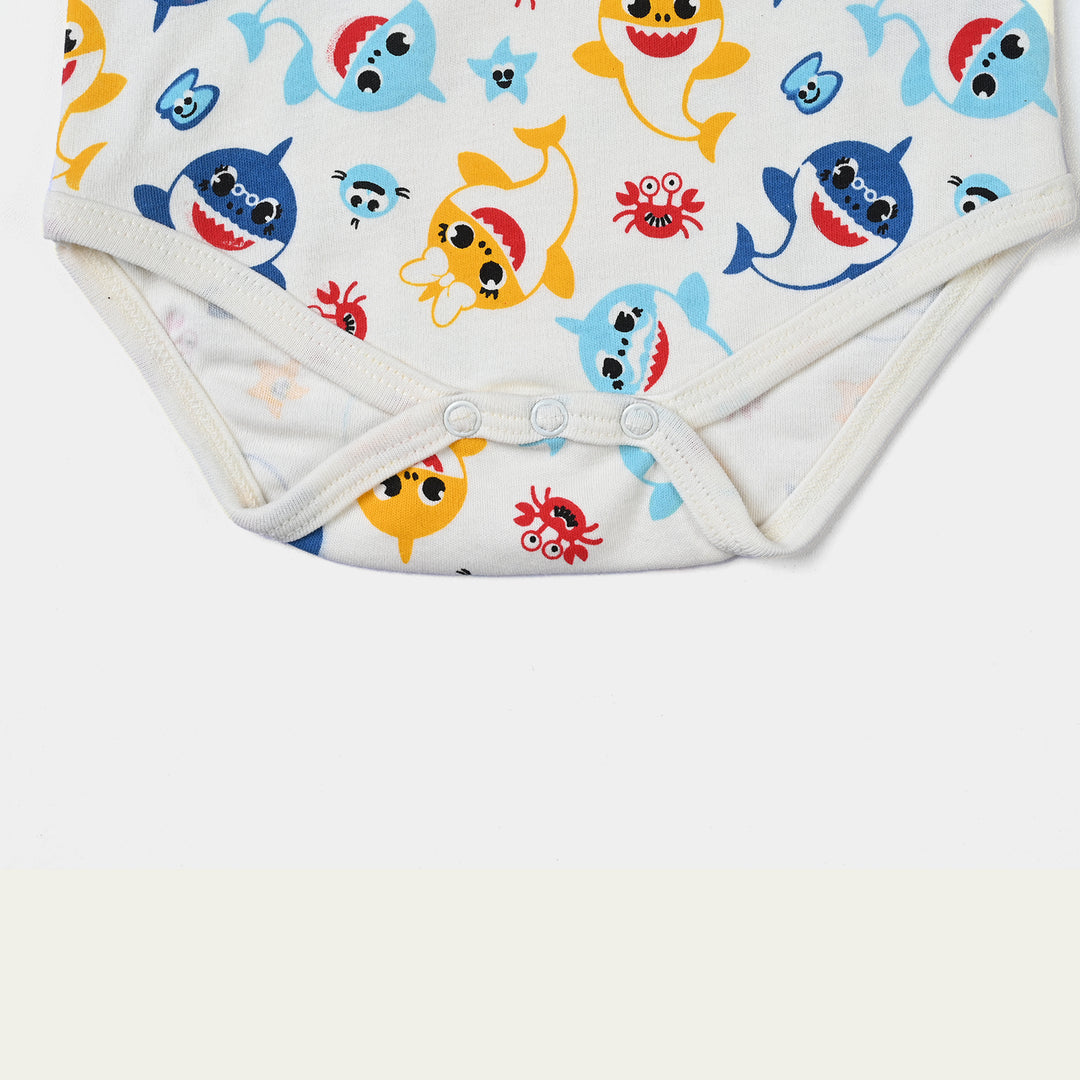 Infant Unisex Cotton Romper Baby Shark-Vanilla Ice