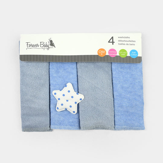 Forever Baby 4Pcs Washcloths Set