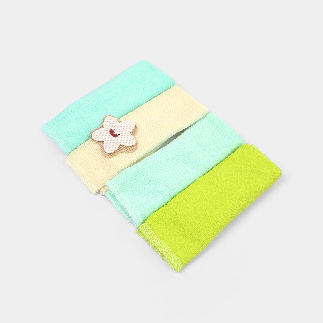 Forever Baby 4Pcs Washcloths Set