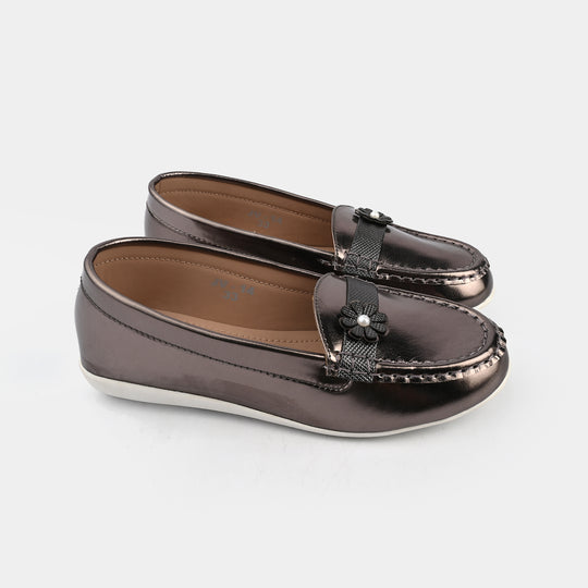 Girls Loafer JV-14-GREY