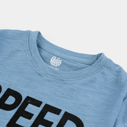 Boys Yarn Dyed  T-Shirt Speed