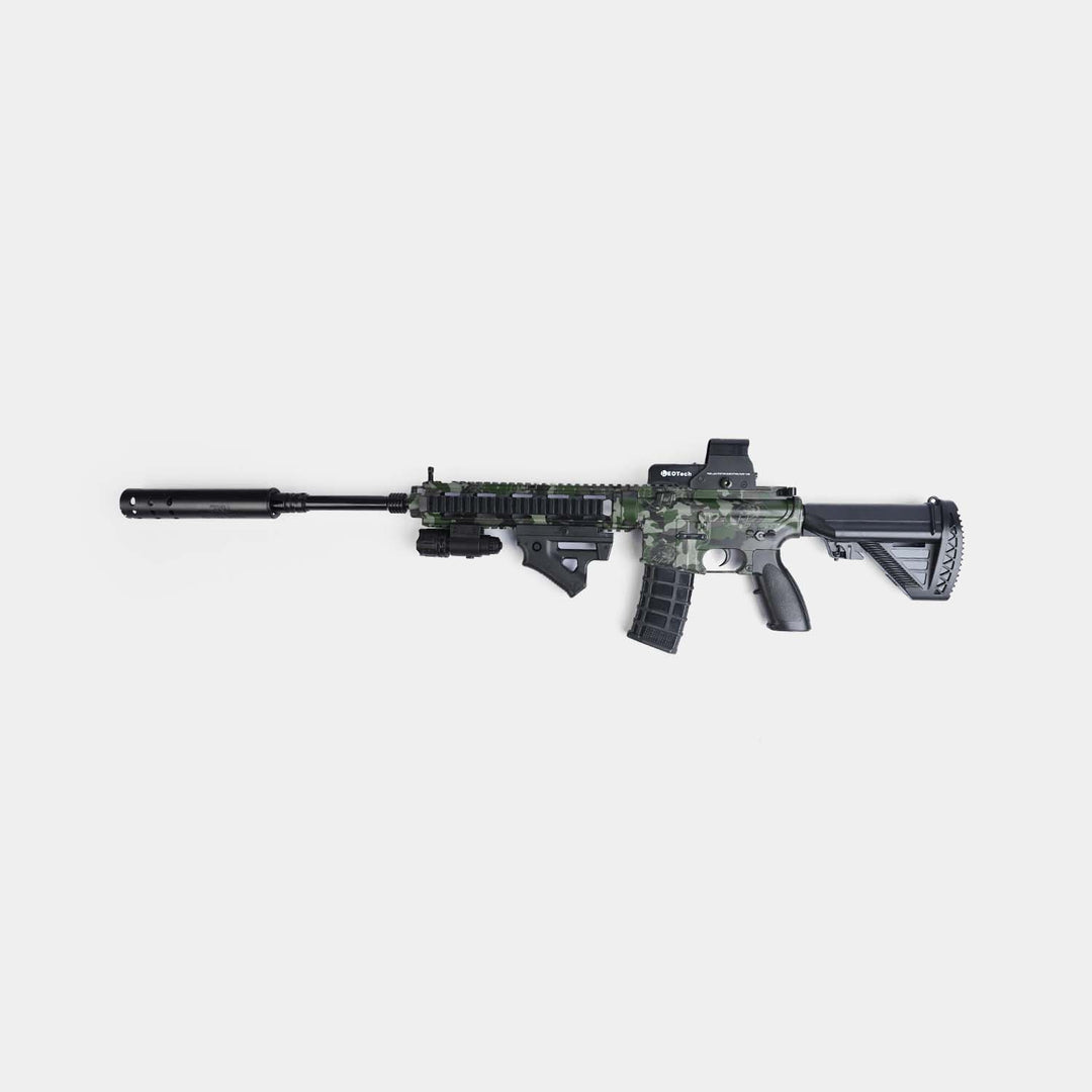 Electric Water Gel Bullet Blaster Set – Military Style Toy Rifle with Tactical Accessories