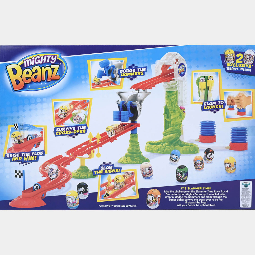 Mighty Beanz Slammer Time Race Track Set