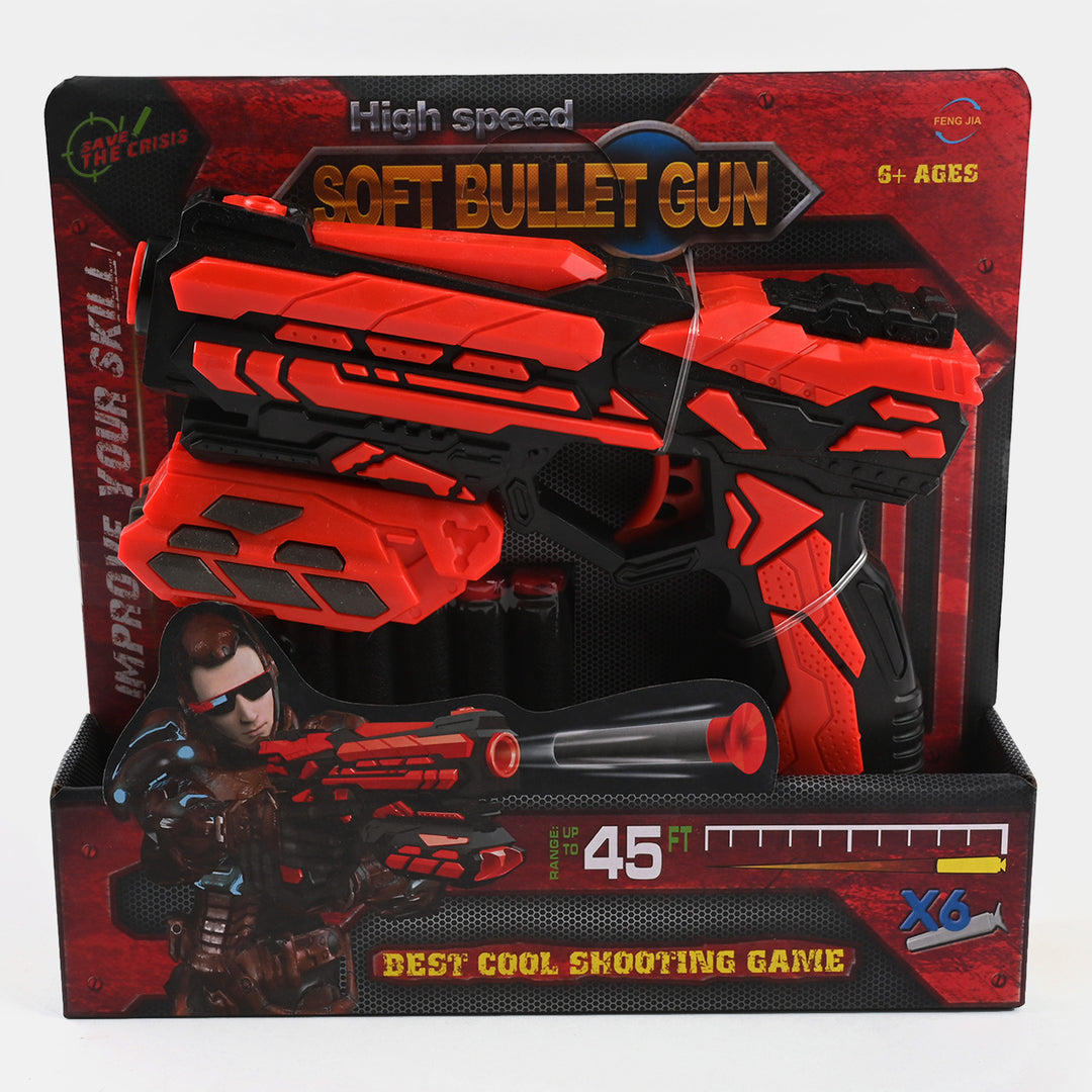 Soft Dart high Speed Target Toy Red