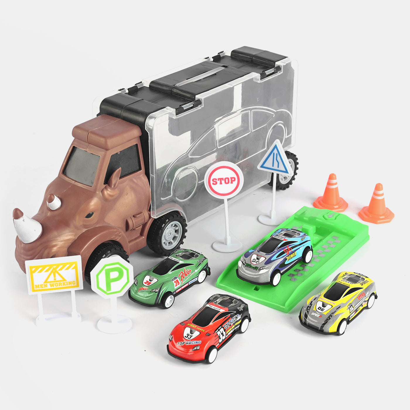 Free Wheel Car Carrier Truck Toy For Kids