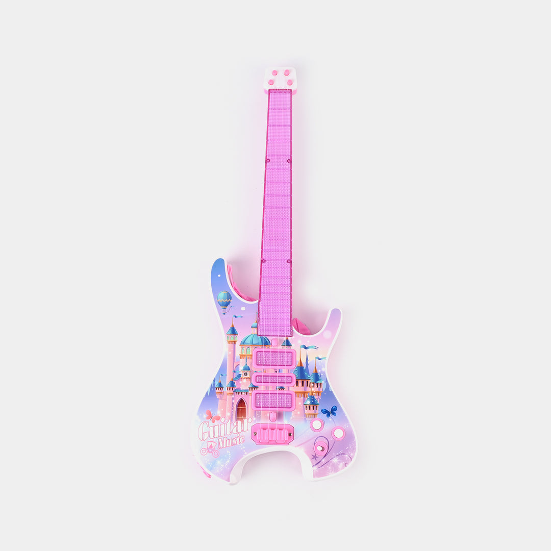 Electric Guitar With Light & Music For Kids