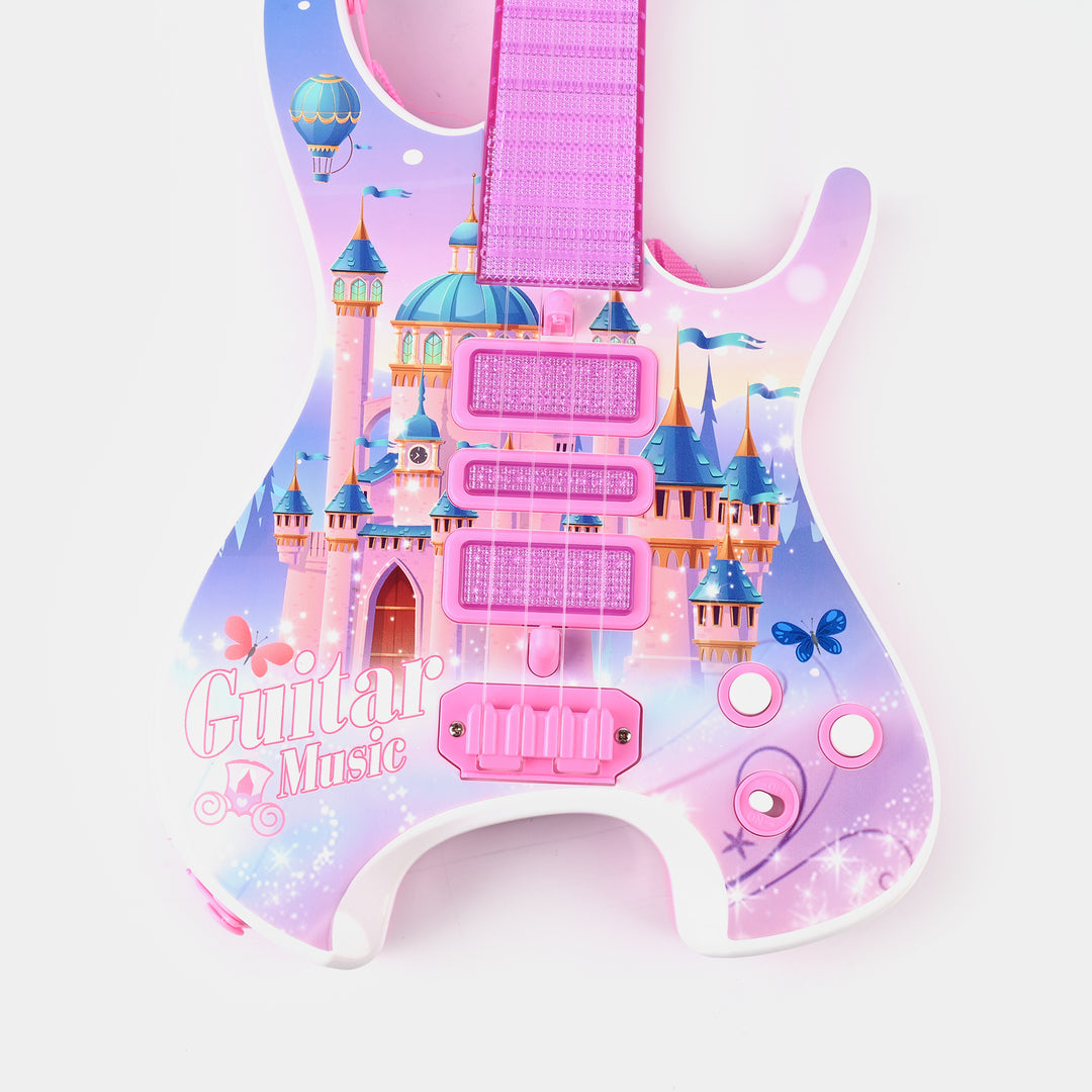 Electric Guitar With Light & Music For Kids