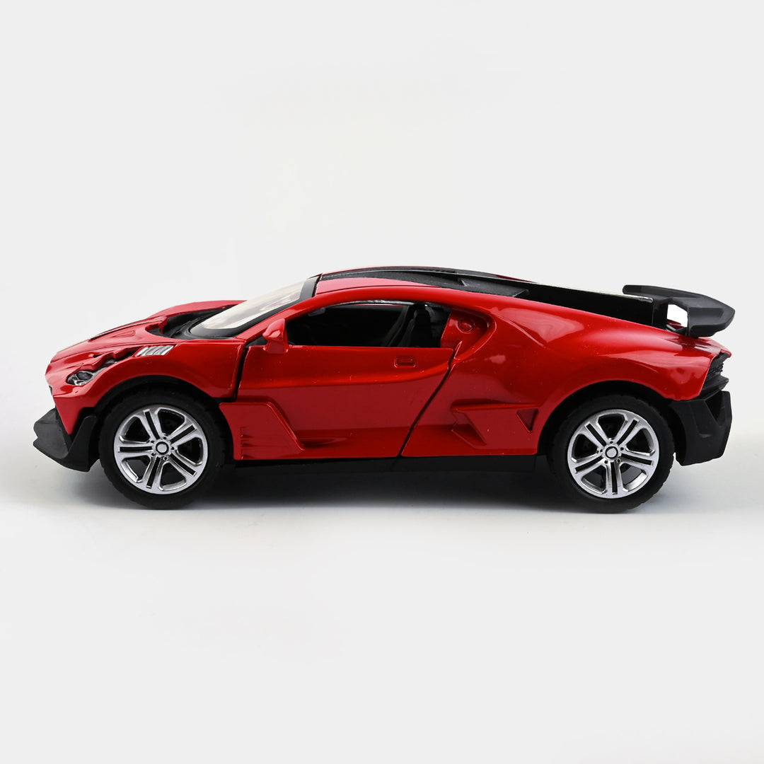 Die-Cast Model Car Red For Kids