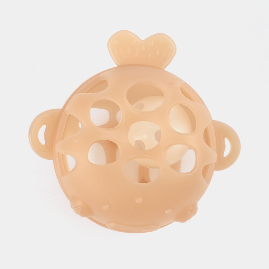 Rattle & Teether | Brown