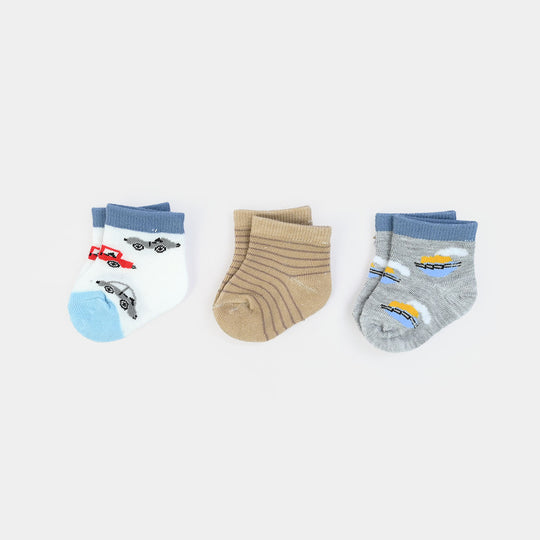 Carters Baby Socks 3Pcs | 0-6M