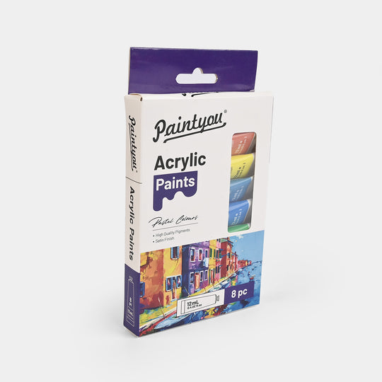 Acrylic Paints – Pastel Colours 8Pcs
