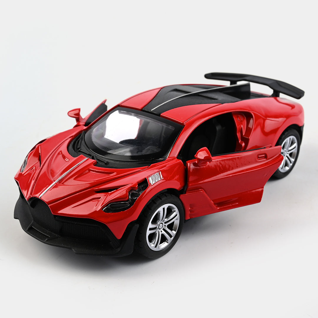 Die-Cast Model Car Red For Kids