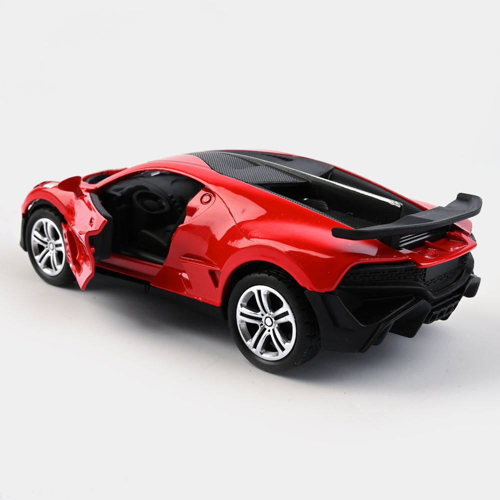 Die-Cast Model Car Red For Kids