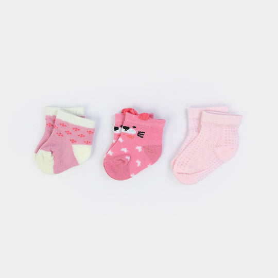 Carters Baby Socks 3Pcs | 0-6M