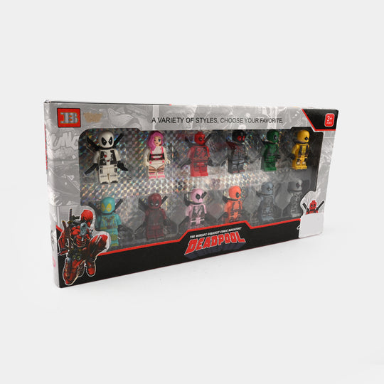 Colorful Ninja Warrior Building Block Figure Set