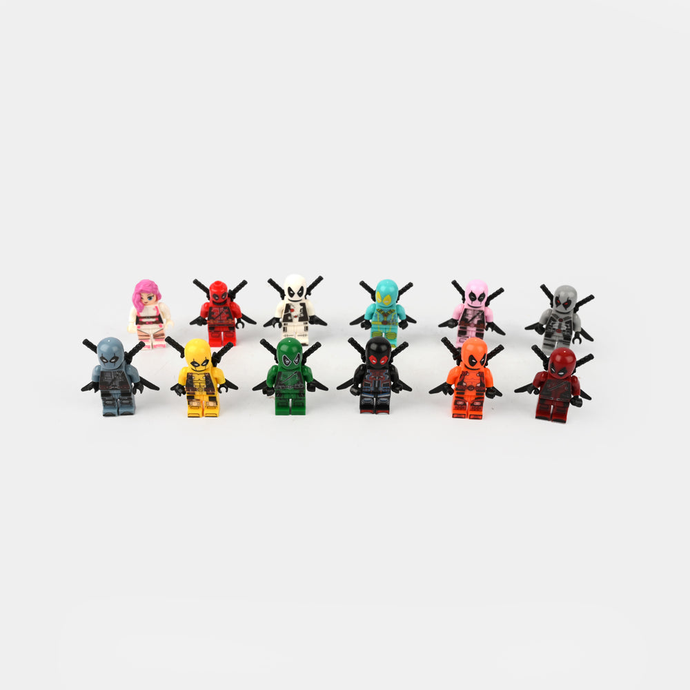 Colorful Ninja Warrior Building Block Figure Set